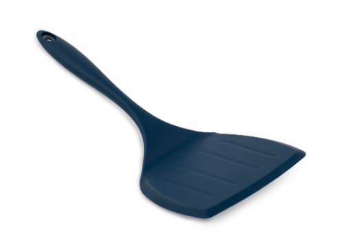 Kitchen Mama Platinum Silicone Pancake Turner- Heat-Resistant, Wide & Slotted Spatula