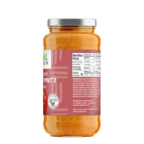 Primal Kitchen® No Dairy Sundried Tomato Pasta Sauce Perspective: right