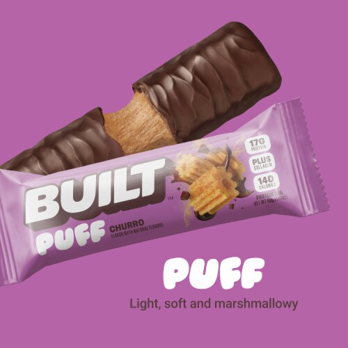 Built® Puff Churro Protein Bar Case Lot Sale Perspective: right
