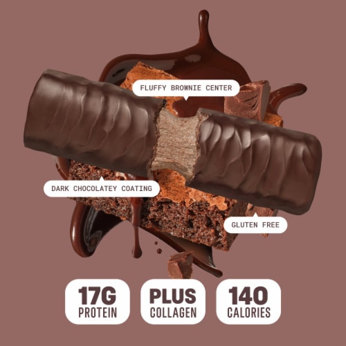 BUILT® Puff Brownie Batter Protein Bars Perspective: right