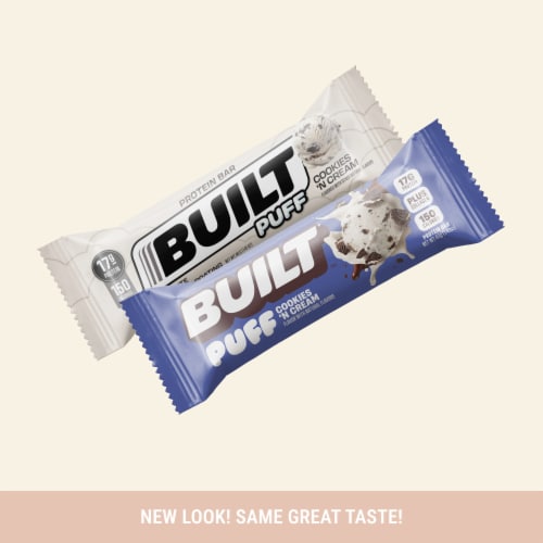 Built™ Puff Cookies 'N Cream Protein Bar Perspective: right