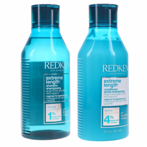 Redken Extreme Length Shampoo 10.1 oz & Extreme Length Conditioner 10.1 oz Combo Pack Perspective: right