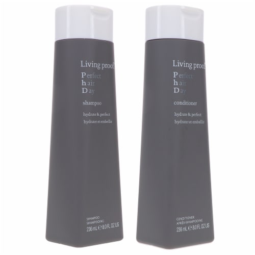 Living Proof Perfect Hair Day Shampoo 8 oz & Perfect Hair Day Conditioner 8 oz Combo Pack Perspective: right