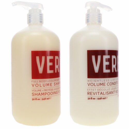 Verb Volume Shampoo 32 oz & Volume Conditioner 32 oz Combo Pack Perspective: right