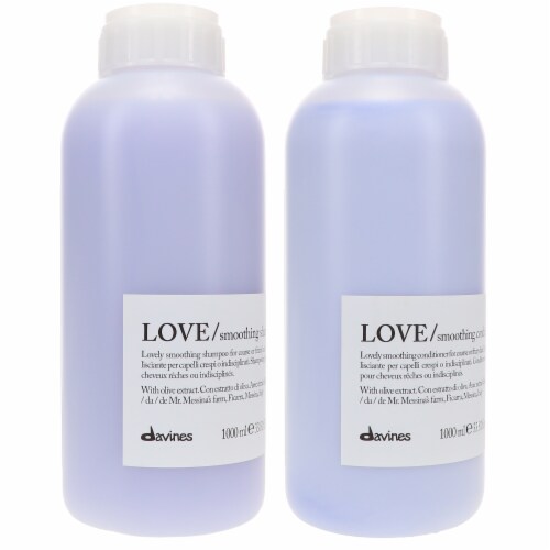 Davines LOVE Smoothing Shampoo 33.8 oz & LOVE Smoothing Conditioner 33.8 oz Combo Pack Perspective: right