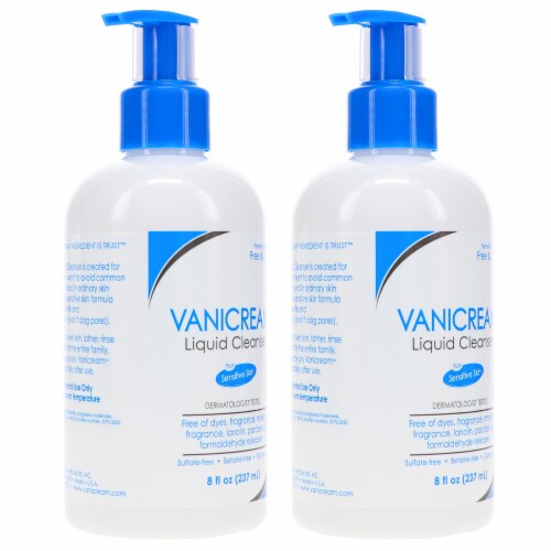 Vanicream free and clear liquid cleanser 8 oz 2 pack 16 oz kroger