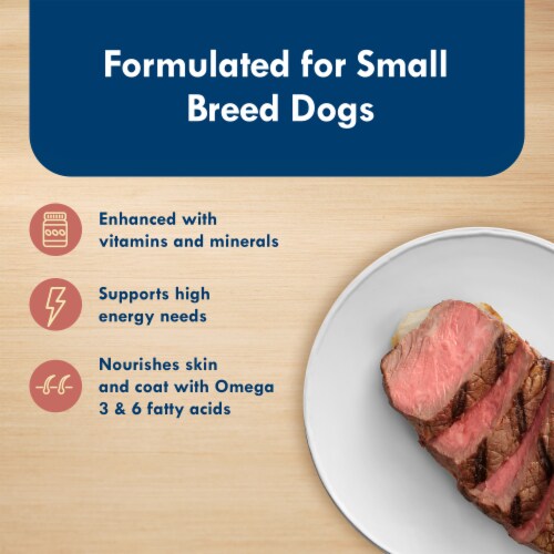Blue Buffalo Delights Small Breed Wet Dog Food Prime Rib Flavor in Gravy Perspective: right