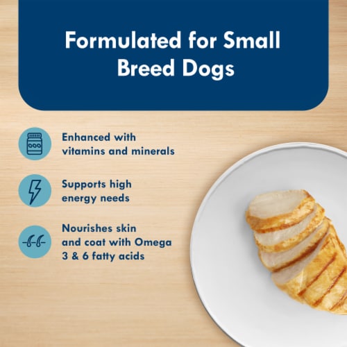 Blue Buffalo Delights Grilled Chicken Flavor Pate Small Breed Dog Food Perspective: right
