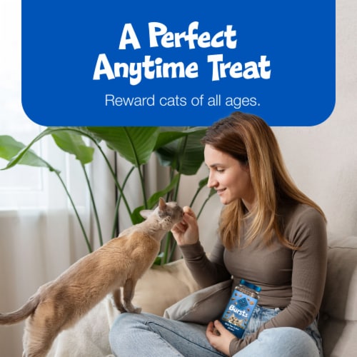 Blue Buffalo Bursts Crunchy Chicken Cat Treats Perspective: right