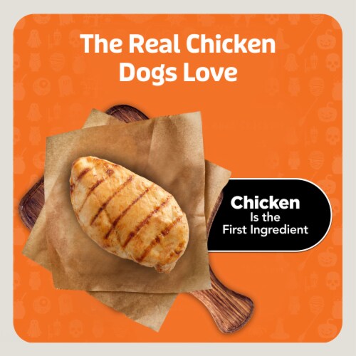 Blue Buffalo Boo Bits Soft Halloween Dog Treats Natural Chicken Perspective: right