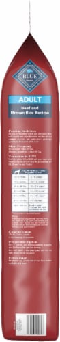 Blue Buffalo Life Protection Formula Beef & Brown Rice Adult Dry Dog Food Perspective: right