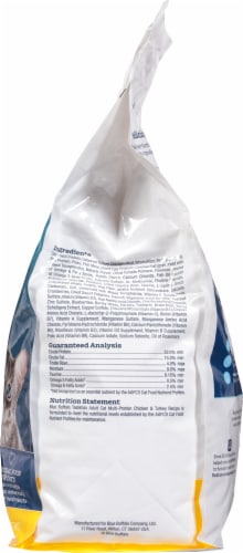 Blue Buffalo Tastefuls™ Adult Cat Multi-Protein Chicken & Turkey Recipe Dry Cat Food Perspective: right