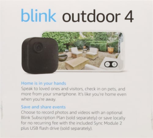 blink Outdoor 4 Battery-Powered Security Camera Perspective: right