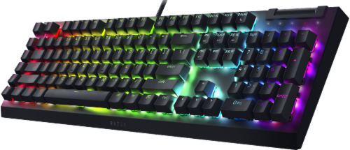 Razer BlackWidow V4 X - Mechanical Gaming Keyboard with Razer Chroma™ RGB Perspective: right