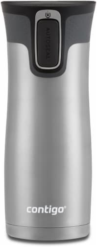 Contigo Autoseal West Loop Stainless Steel Coffee Travel Mug, Black, 16 oz