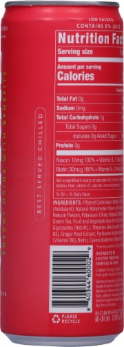 Gorgie™ Sparkling Watermelon Crush Energy Drink Can Perspective: right
