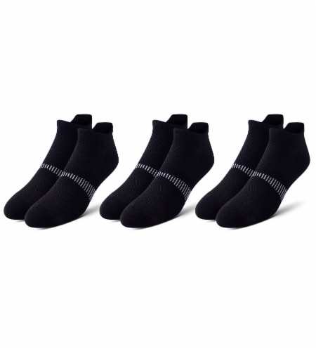 Pair of Thieves SuperCool Low-Cut Men's Socks - Black Perspective: right