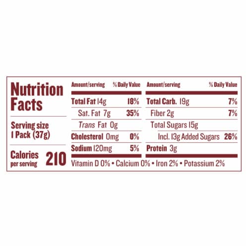 Justin's Organic Crispy Dark Chocolate Peanut Butter Cups 1.32 oz Perspective: right