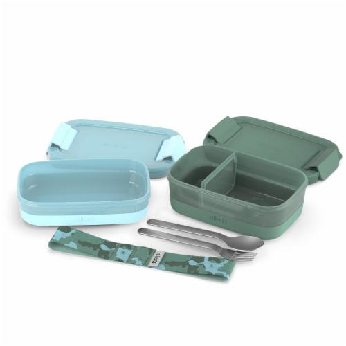 Ello® Plastic Lunch Stack Perspective: right