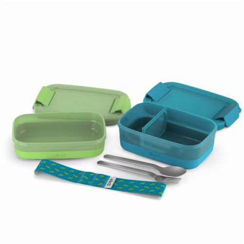 Ello® Plastic Lunch Stack Perspective: right