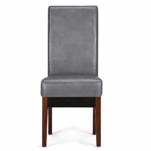 Simpli Home Avalon Dining Chair Set Of 2 Faux Leather Curved Back Kitchen Office Seating Ston Vegan Leather Kroger