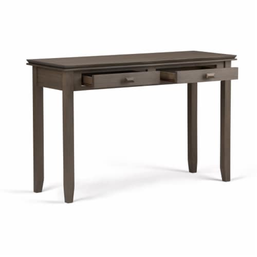 Simpli Home Artisan Wood 46  Transitional Console Sofa Table in Russet Brown Perspective: right