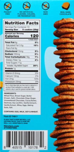 Thinsters® Chocolate Chip Cookie Thins Perspective: right