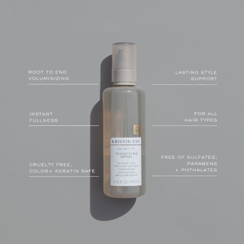 Kristin Ess Instant Lift Thickening + Volumizing Hairspray - Strong Hold + Shine Renewing Perspective: right