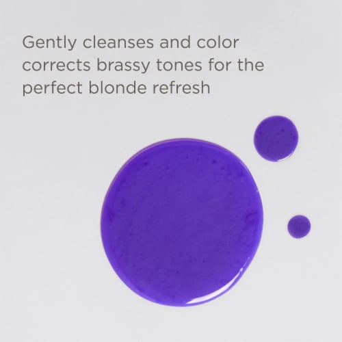 Hairitage Pass on Brass Purple Moisture Shampoo With Jojoba Oil For Blonde + Colored Hair Perspective: right