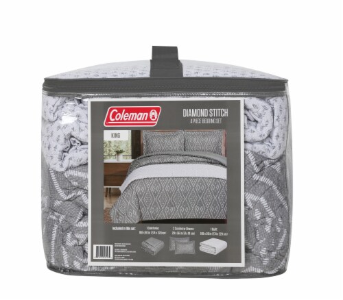 Coleman Diamond Stitch Bedding Set - 4 Piece Perspective: right