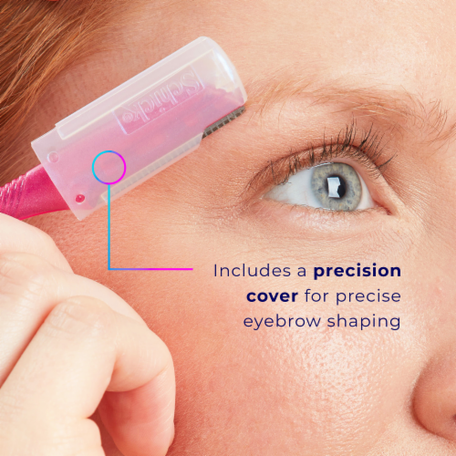 Schick Hydro Silk Touch-Up Multipurpose Exfoliating Facial Razor and Eyebrow Shaper  Perspective: right