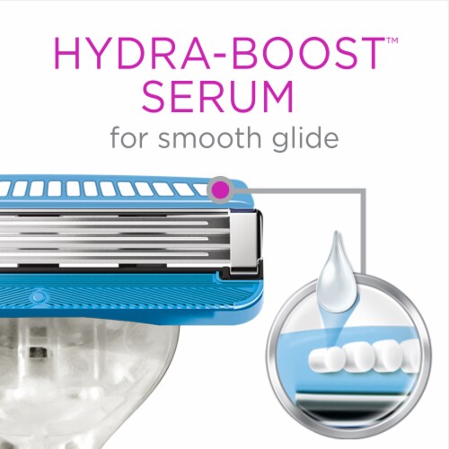 Schick® Hydro Silk 3 Blade Razor Kit Perspective: right