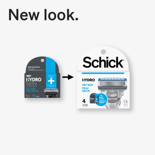 Schick® Hydro Hydrating Refill Cartridges Perspective: right