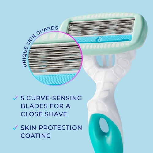 Schick Hydro Silk Disposable Razors for Women Ultra Sensitive Care with Hydra-Boost Serum + Aloe Perspective: right