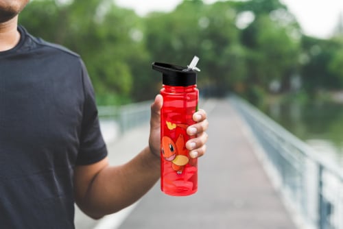 Pokemon Charmander 16oz Water Bottle - BPA-Free Reusable Drinking