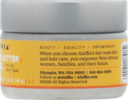 Alaffia® Unscented Whipped Shea Butter & Coconut Oil Perspective: right