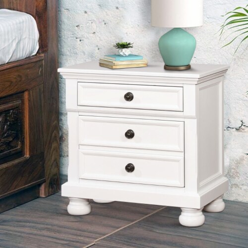 Nightstand with bun on sale feet
