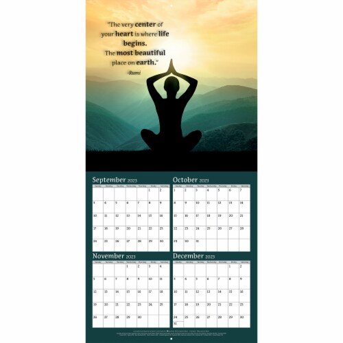 Lang Zen 2024 Wall Calendar Perspective: right