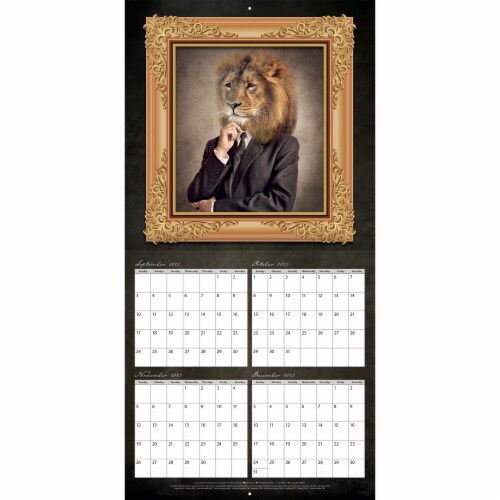 Lang Gallery Animalia 2024 Wall Calendar Perspective: right