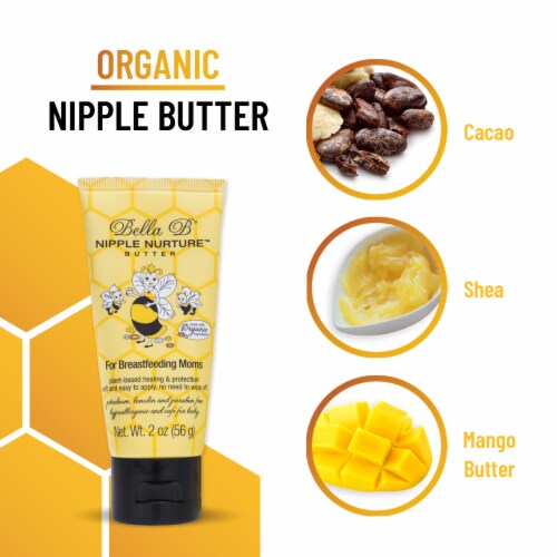 Bundle: Nipple Nurture Butter 2 oz and Tummy Honey Butter 4 oz Perspective: right
