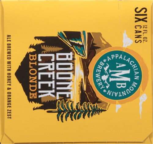 Appalachian Mountain Brewery Boone Creek Blonde Ale Beer Perspective: right