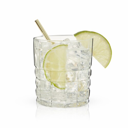 Gold Lowball Straws by Viski Perspective: right