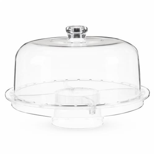 Multi-Functional Acrylic Server with Bundt Cake Mold Perspective: right