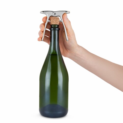 True 5203 Admiral Silver Champagne Puller Perspective: right