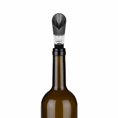Gunmetal Aerating Pour Spout by Viski® Perspective: right