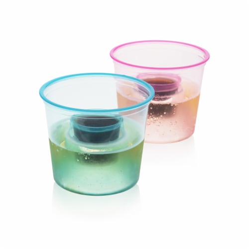True 8238 True Party Neon Bomber Cups, Assorted Color - Set of 20 Perspective: right