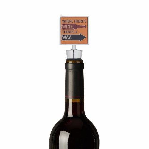 Assorted Wine Humor Bottle Stoppers by True Perspective: right