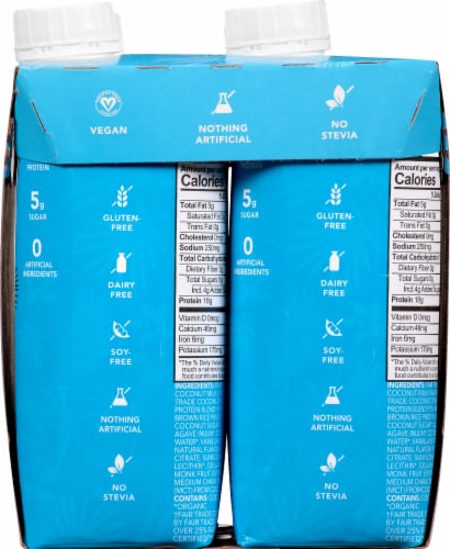 Aloha Vanilla Organic Plant-Based Protein Drink Perspective: right