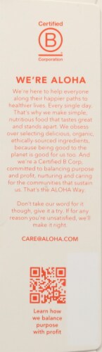 Aloha Organic Plant-Based Peanut Butter Cup Protein Bars Perspective: right