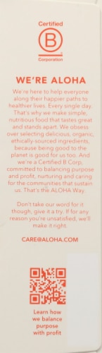 Aloha Organic Plant-Based Peanut Butter Cup Protein Bars Perspective: right